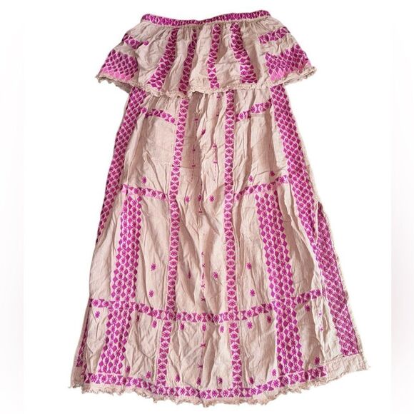 Free People Wild Romance Embroidered Midi Dress - Size Large - Picture 6 of 10